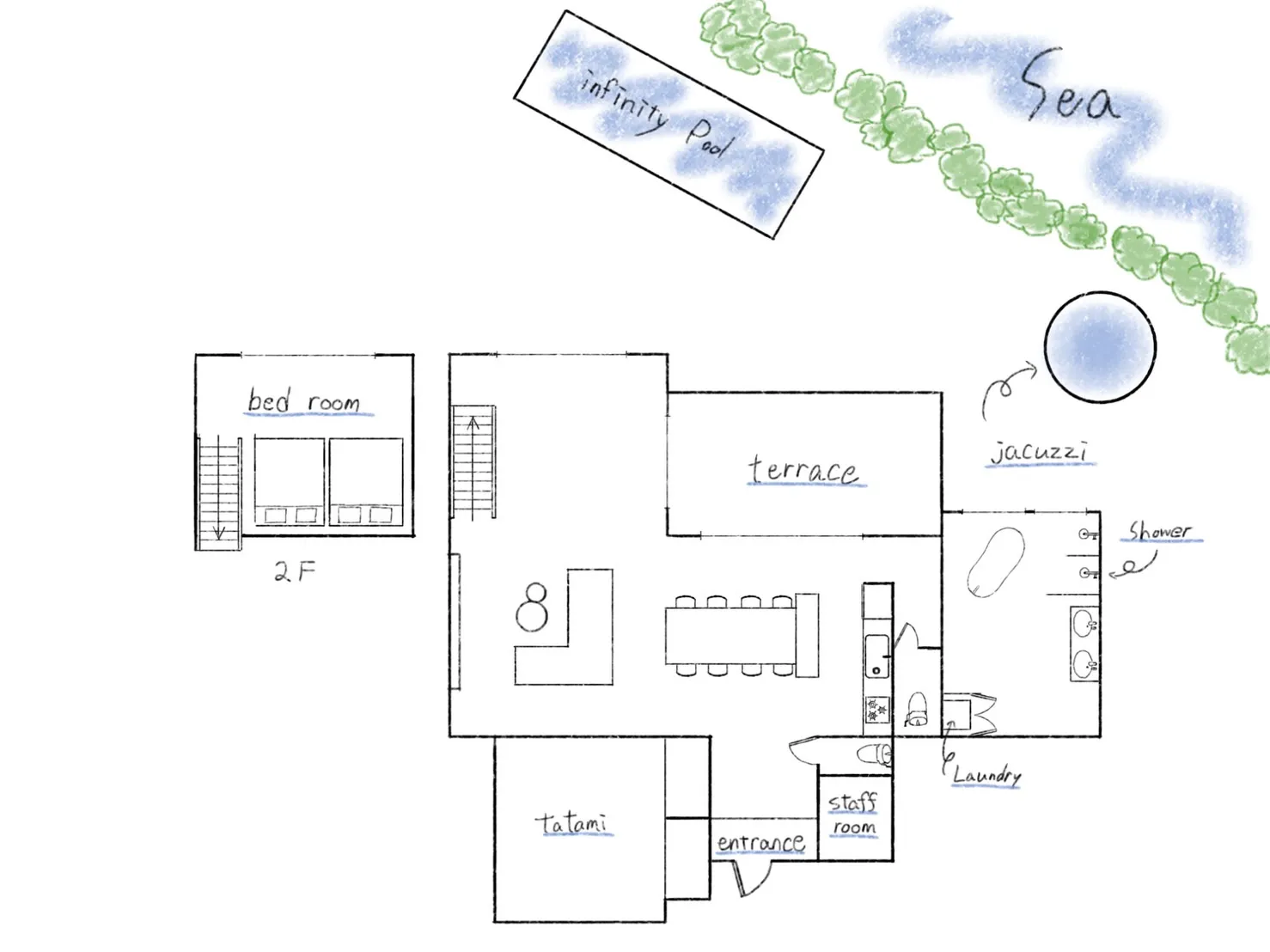 Villa eureka awajiの図面